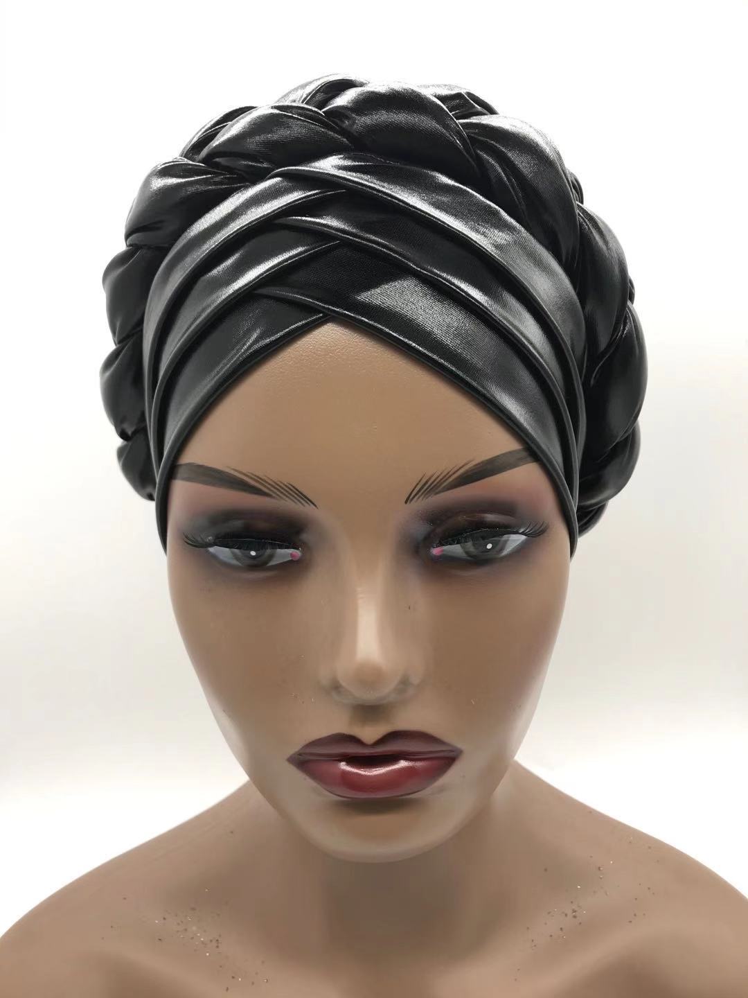 Three-Layer Brim Milk Silk Bronzing Braid Head photo 6