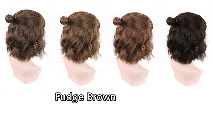 Net Red Full Headgear Style Corn Perm Short Curly Hair photo 4