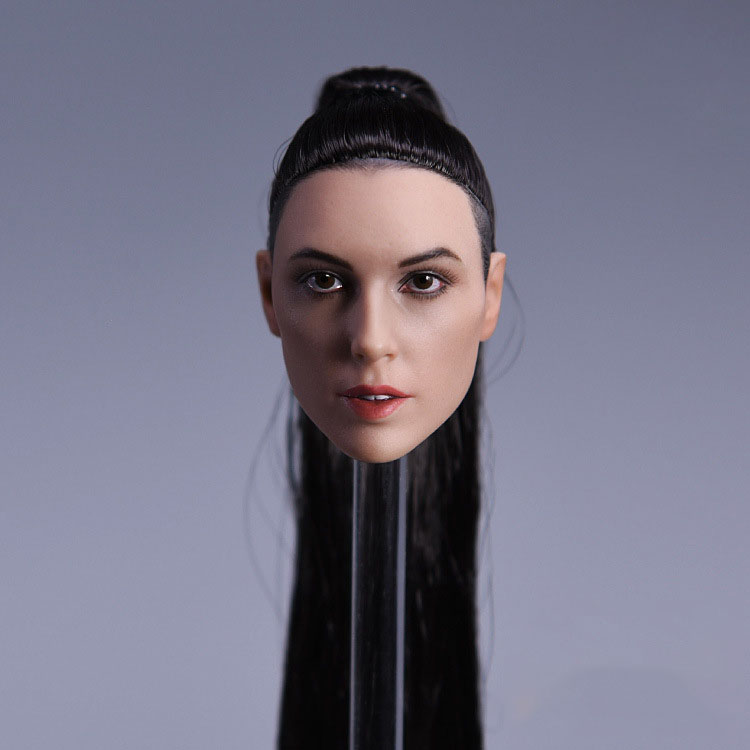 European And American Beauty Hair Transplant Head Sculpt Jx-09 photo 2
