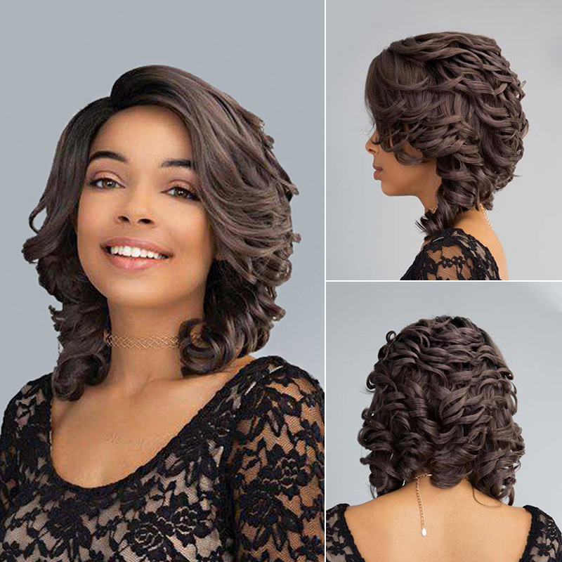 Black Wave Wig Headgear photo 1