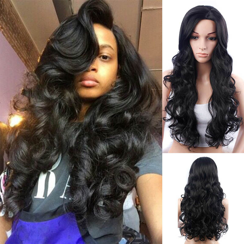 Aisi Wig European And American Big Wavy Long Curly Hair Wig photo 2