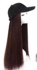Hat Wig Ladies Long Hair One Big Wave Curly Hair Headgear Fashion Hat With Wig Net Red photo 7