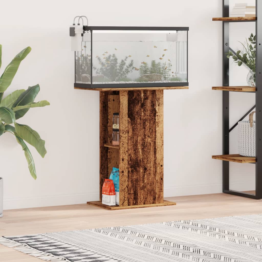   Aquarium Stand 60.5x36x72.5 cm, Wood-based material photo 7