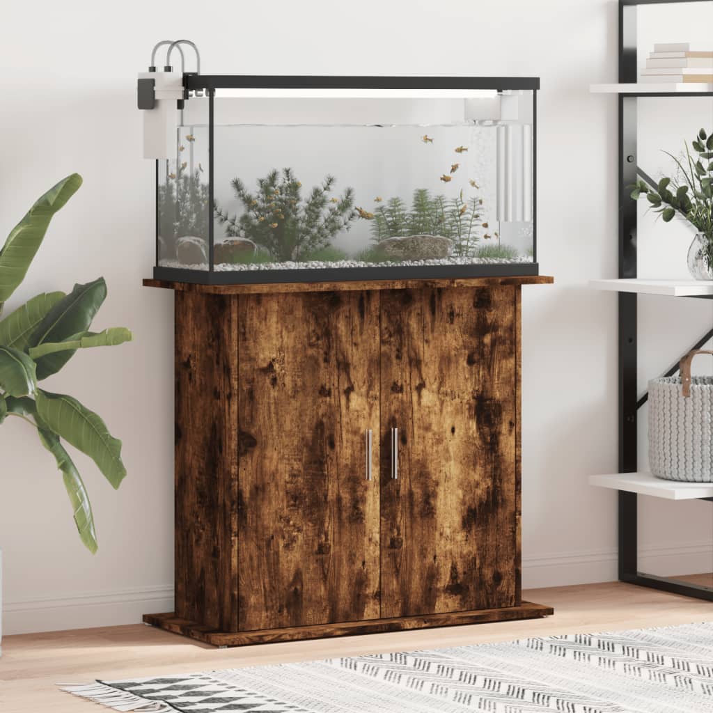  Aquarium Stand 81x Wood Material   Aquarium Stand Sonoma Oak 81 photo 4