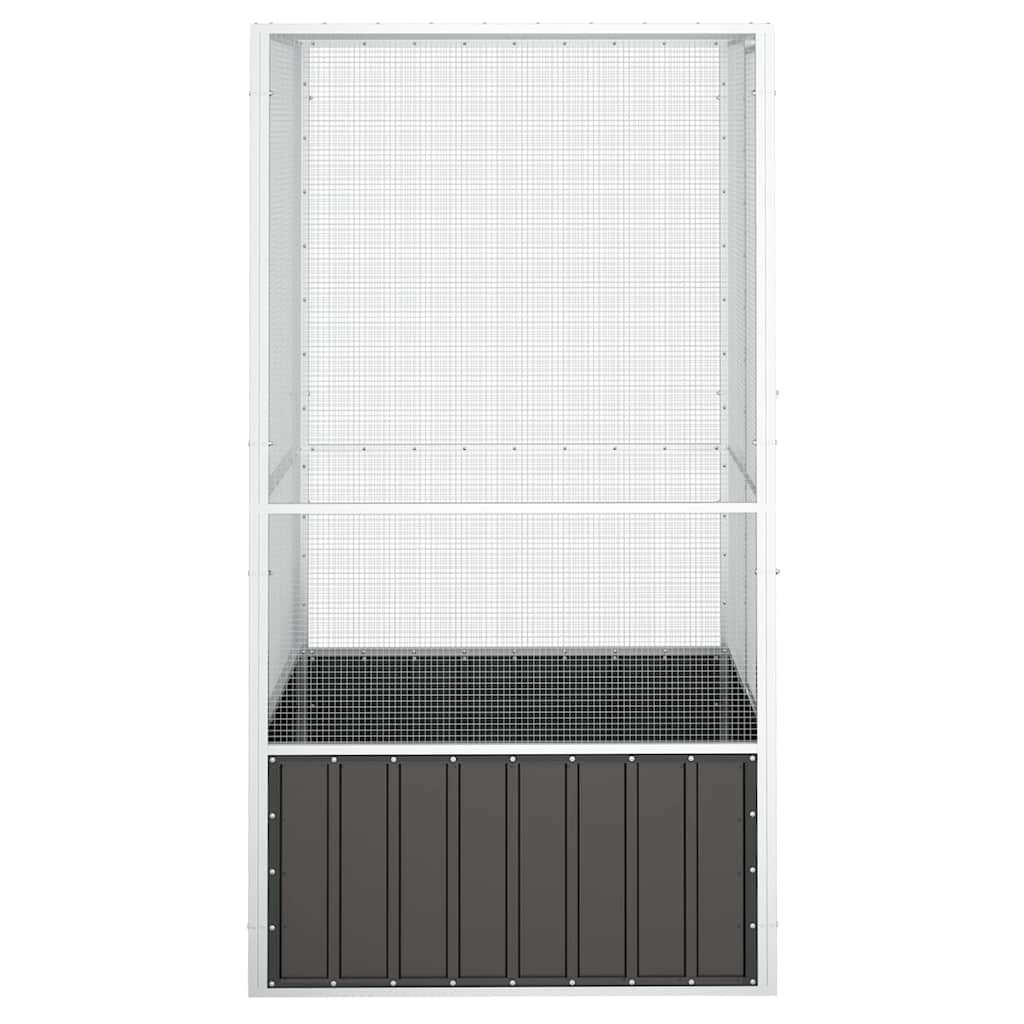   bird cage anthracite 111x107x211.5 cm Galvanized   bird cage photo 4