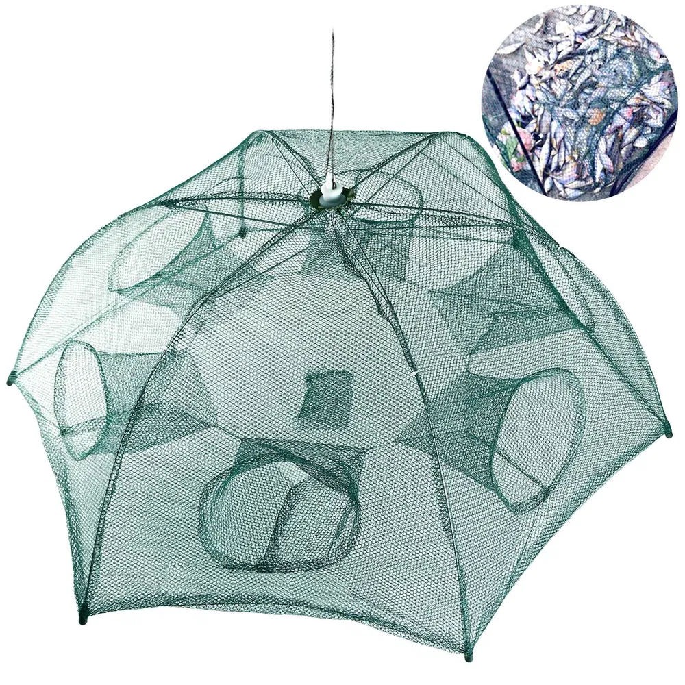 Fishing Trap Net Portable Folded Fishing Bait Trap Shrimp Minnow Crab Bait Net photo 6
