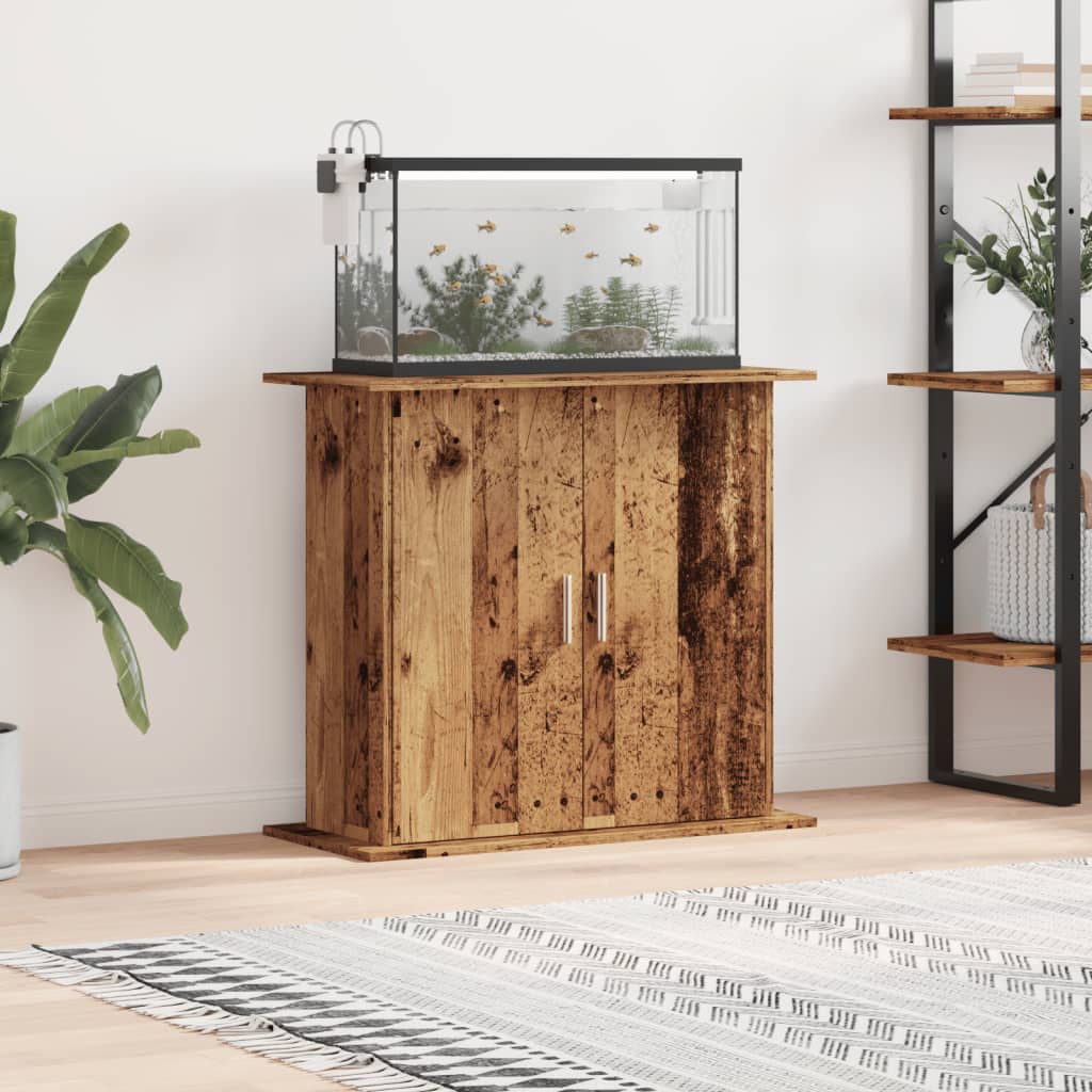   Aquarium Stand 81x Wood Material   Aquarium Stand Sonoma Oak 81 photo 7