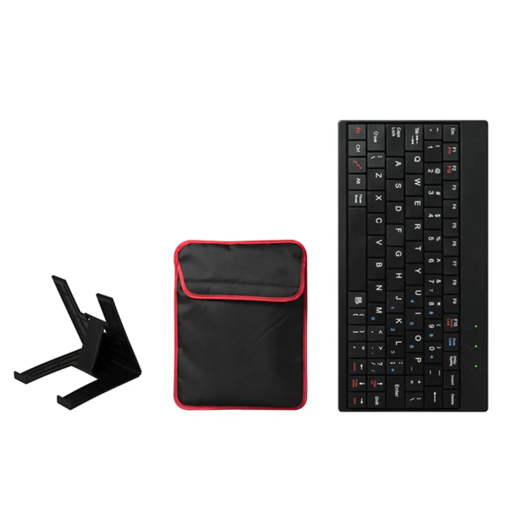 Tablet PC Sleeve Bag Case Stand For Tablet Under 10in With USB Mini Keyboard Two Layer Pockets photo 2