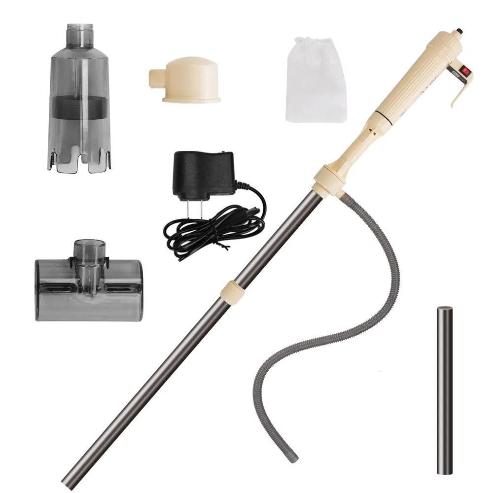 Multifunctional Electric Aquarium Gravel Cleaner Kit Length Adjustable Automatic Fish Tank Vacuum Cleaner photo 2