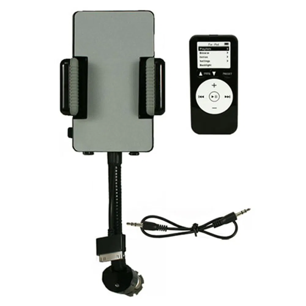 FM Transmitter Hands-free Car Charger With Remote Control Phone Stand 3.5 Mm Headphone Jack photo 2
