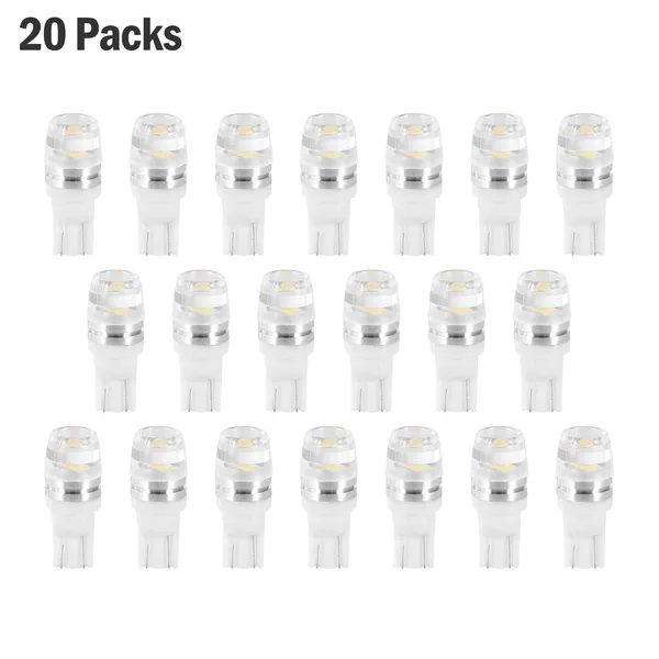 20Pcs LED Car Light Bulbs T10 2323SMD 6500K White Auto Lamps Replacement For Dome Map Door Trunk Signal License Plate photo 1