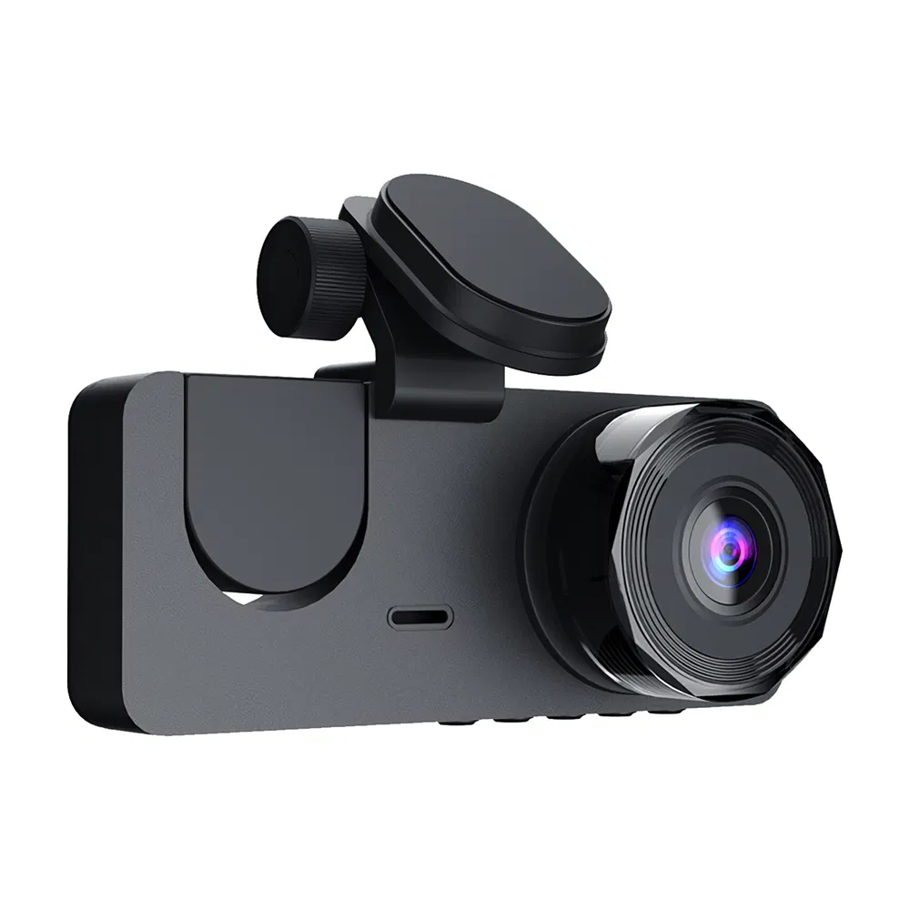 3 Channel Dash Cam Front Inside Rear Vehicle Driving Recorder Car DVR With 32G MMC Card G Sensor Motion Detection Parking Monitor Night Vision Loop Recording photo 6