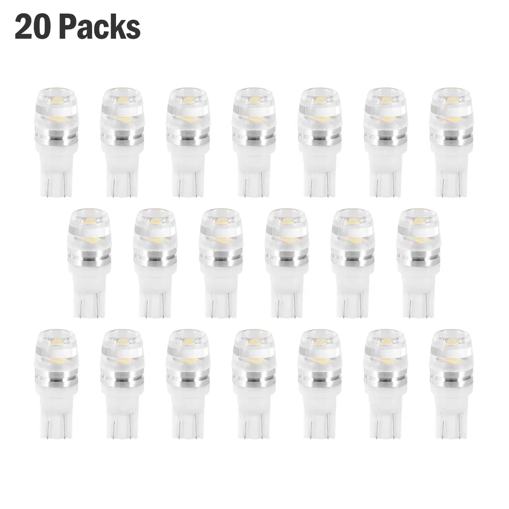 20Pcs LED Car Light Bulbs T10 2323SMD 6500K White Auto Lamps Replacement For Dome Map Door Trunk Signal License Plate photo 2