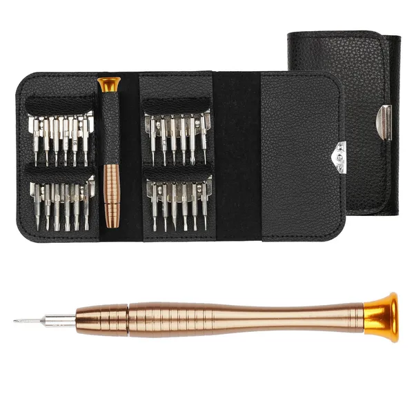 25 In 1 Multipurpose Precision Screwdriver Wallet Kit Repair Tools photo 1