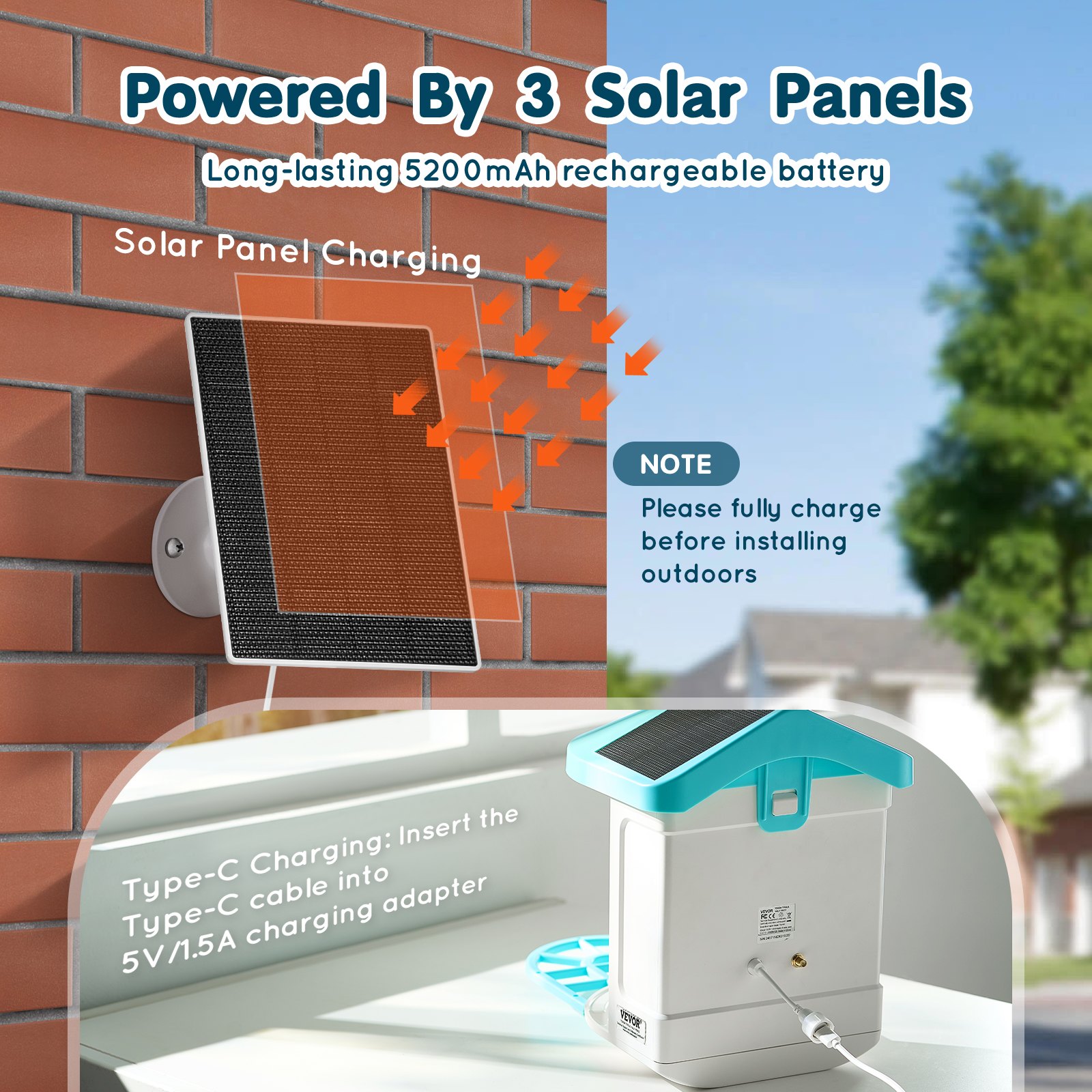 Smart Bird Feeder With Camera AI Identify 10000+ Bird Specie Solar-Powered photo 4