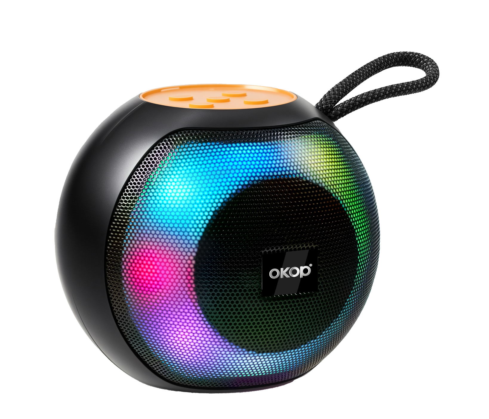 KP-586 Best-selling Wireless Bluetooth Speaker With Portable Handle And RGB Lighting Compact Design Ideal For Outdoor Sports And Gatherings. photo 1