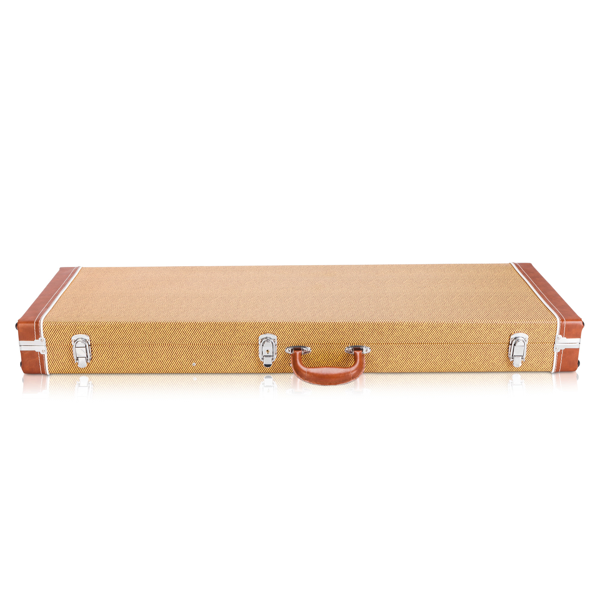 High Grade Electric Guitar Square Hard Case Flat Yellow photo 3