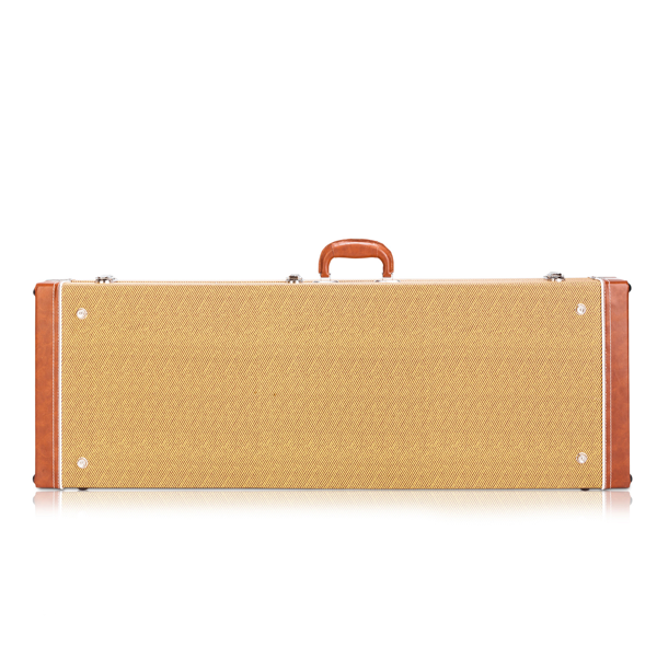 High Grade Electric Guitar Square Hard Case Flat Yellow photo 6