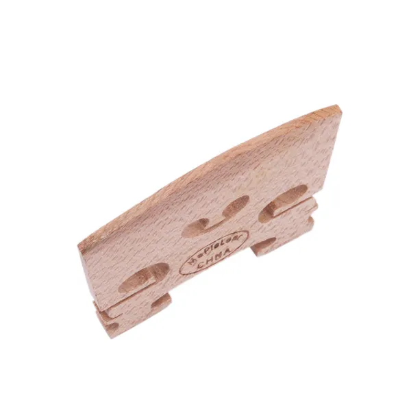 4-4 High Quality Maple Violin Bridge Wood-colored photo 2