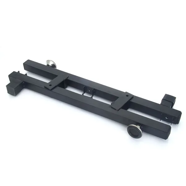 Triple Folding Multiple Guitar Holder Rack Stand Black photo 3