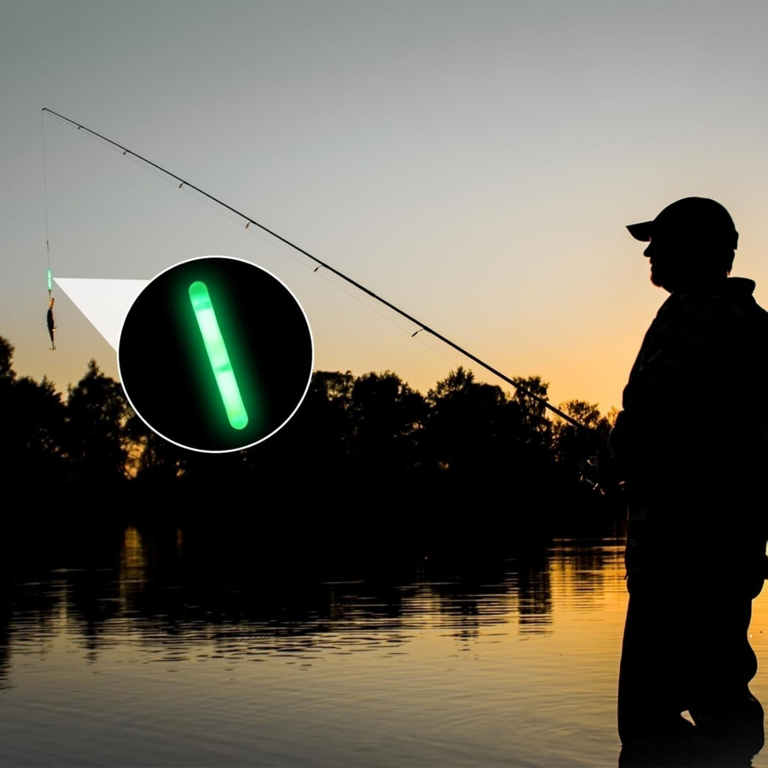 Set Of 50 Fishing Glow Sticks, 30 Meters Long, For Night Fishing And Deep-Sea Fishing Kits photo 4