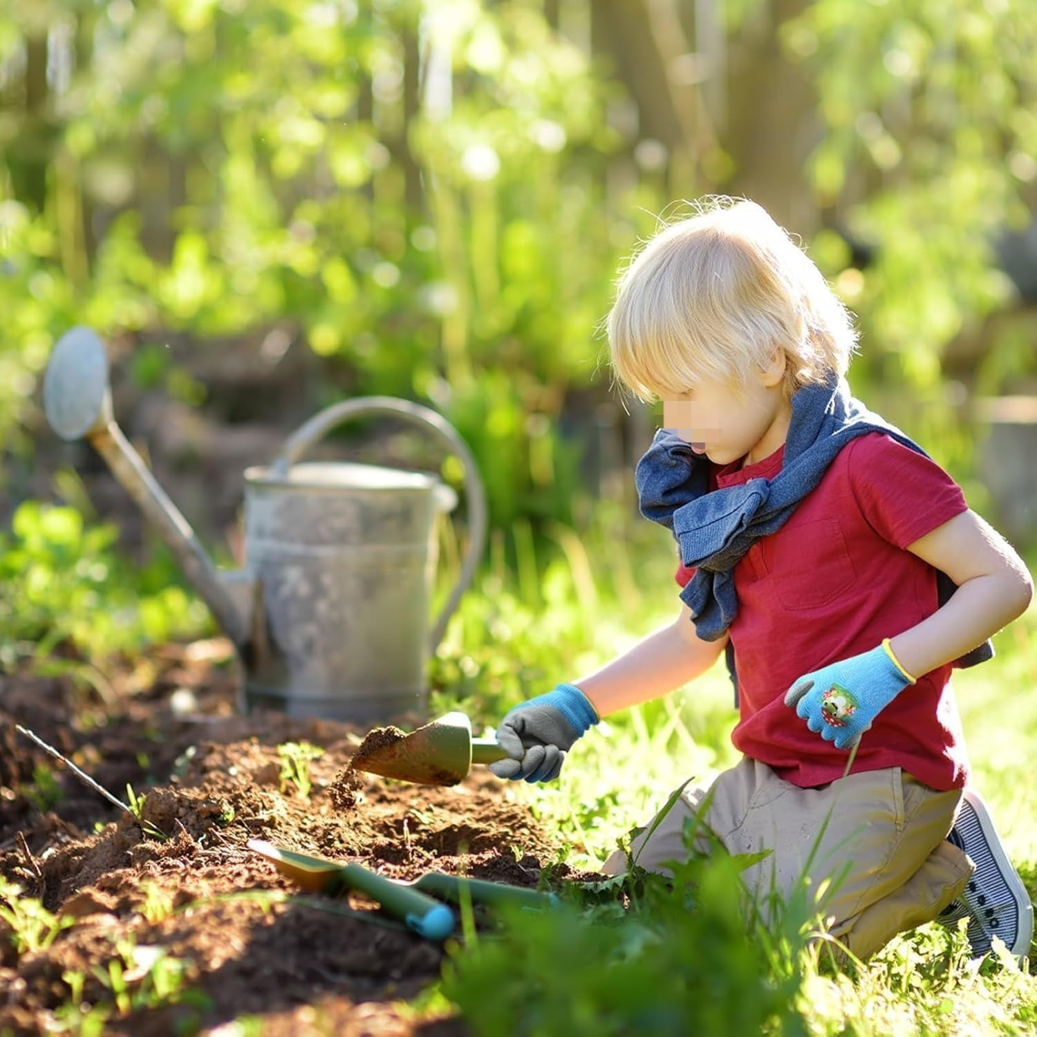 Set Of 3 Pairs Of Work Gloves, Ideal For The Beach And The Garden, For Collecting Shells And For Outdoor Activities; Also Suitable As Party Decorations photo 5