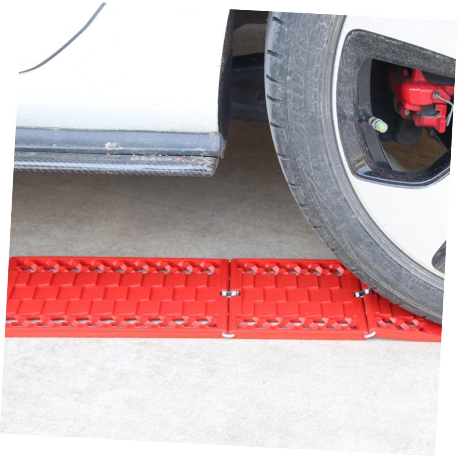 Red Snow Vehicle Folding Board–Recovery Mat For Snowmobiles, Sturdy Traction Aid For Stuck Vehicles, Compact Emergency Board For Deep Snow Rescue, Practical Recovery Board For Winter Adventures photo 3