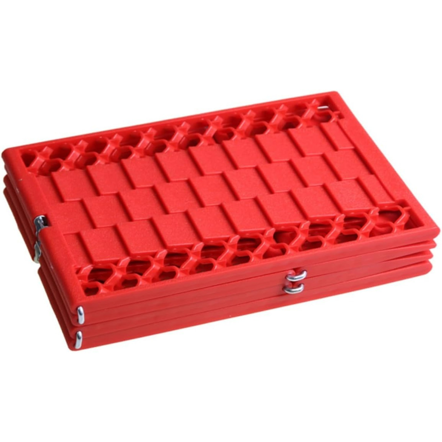 Red Snow Vehicle Folding Board, Red Foldable Recovery Mat For Snowmobiles, Sturdy Traction Aid For Stuck Vehicles,Emergency Board For Deep-Snow Rescue,Practical Recovery Board For Winter Adventure photo 5