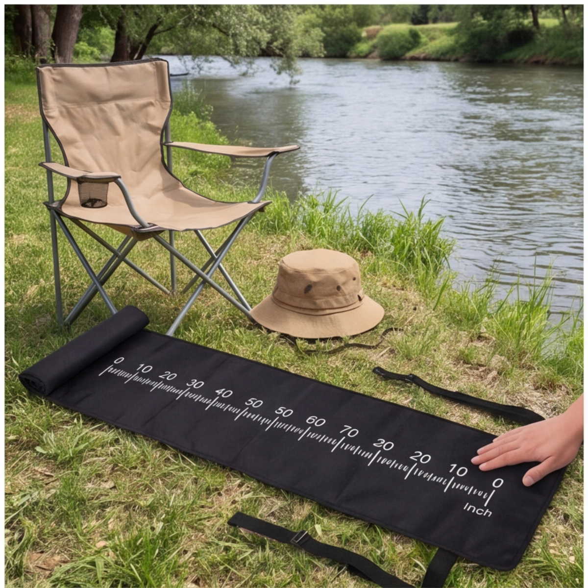 Fishing Spot - Durable Mat For Fishing Gear & Wet Area Party Accessory Set photo 1