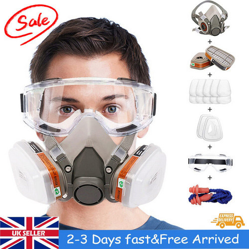 17PCS 6200 Respirator Mask Anti-Dust Gas Mask For Spray Painting Sanding Dust photo 6