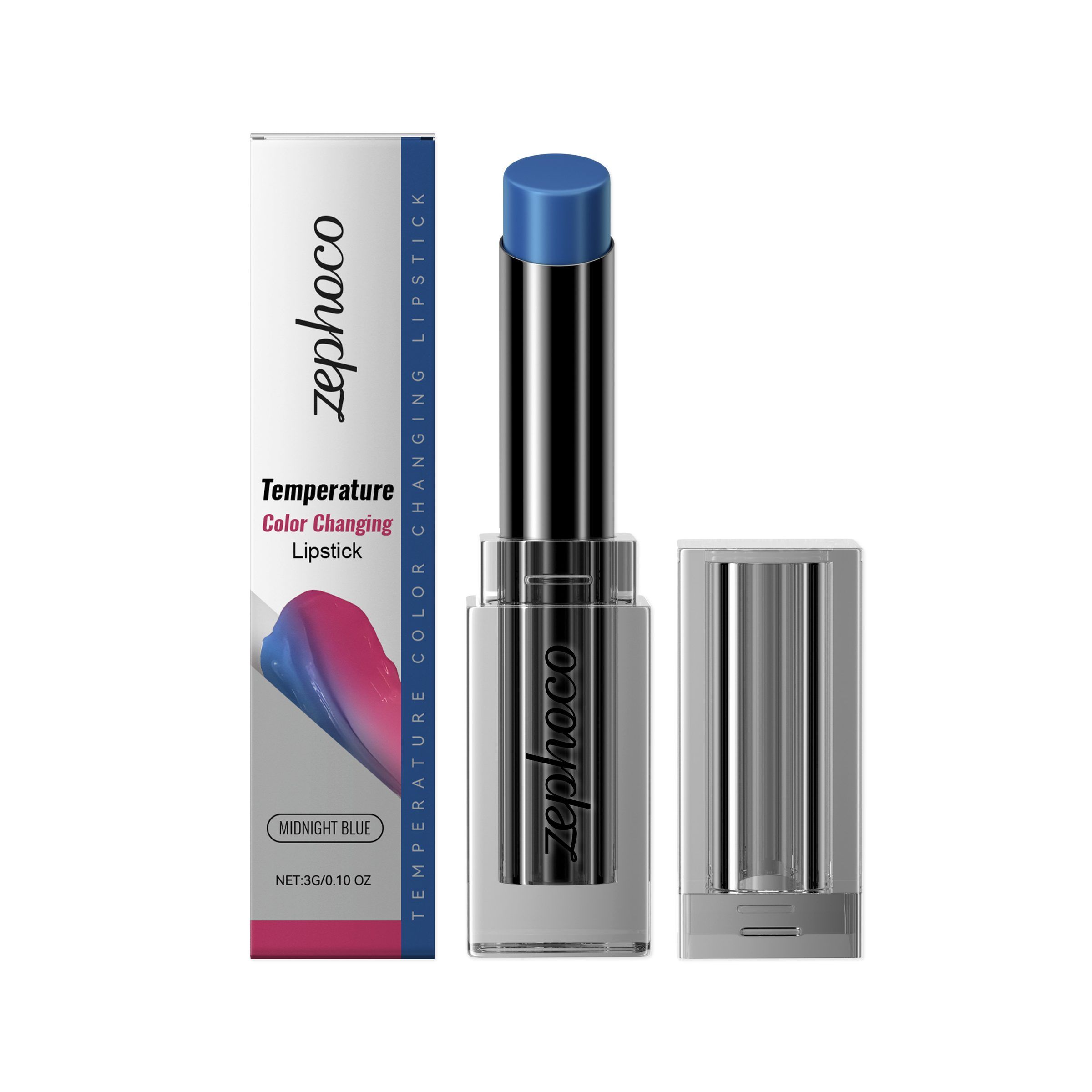 zephoco Tone-Adjusting Lipstick, Obsidian, 3 g photo 2