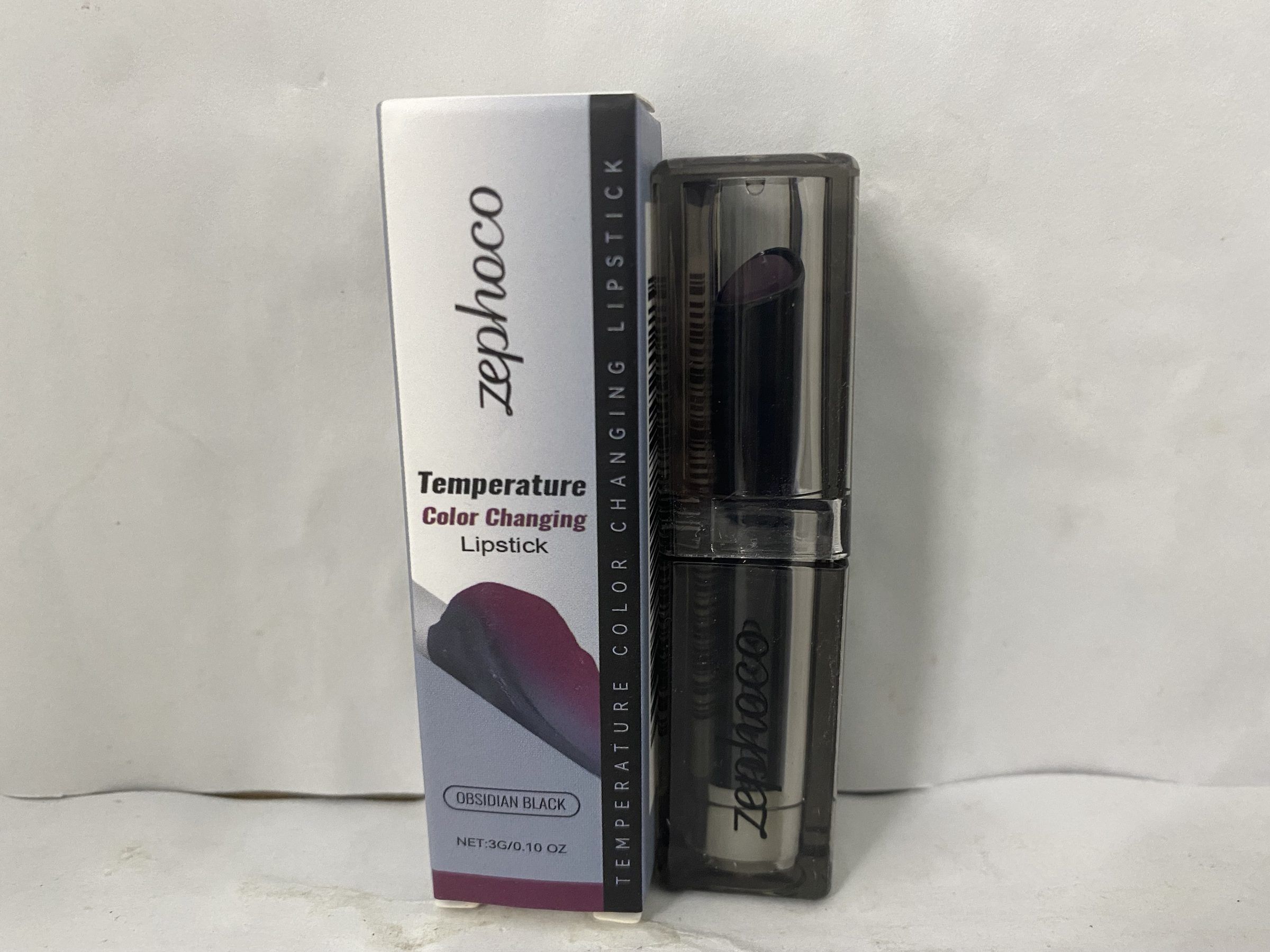 zephoco Tone-Adjusting Lipstick, Obsidian, 3 g photo 5