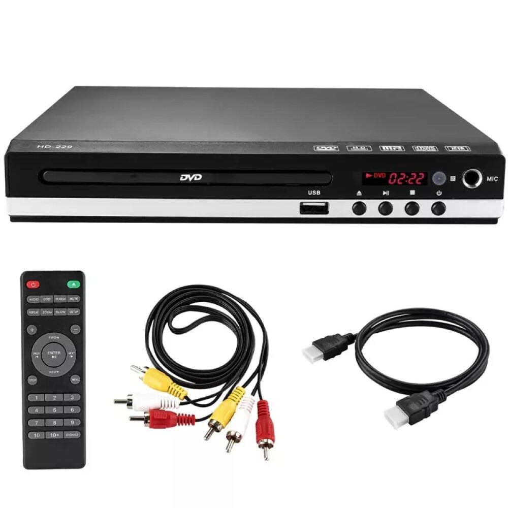 DVD Player Region Free With Remote Control USB Multi Region & HDMI-AV Cable UK photo 2