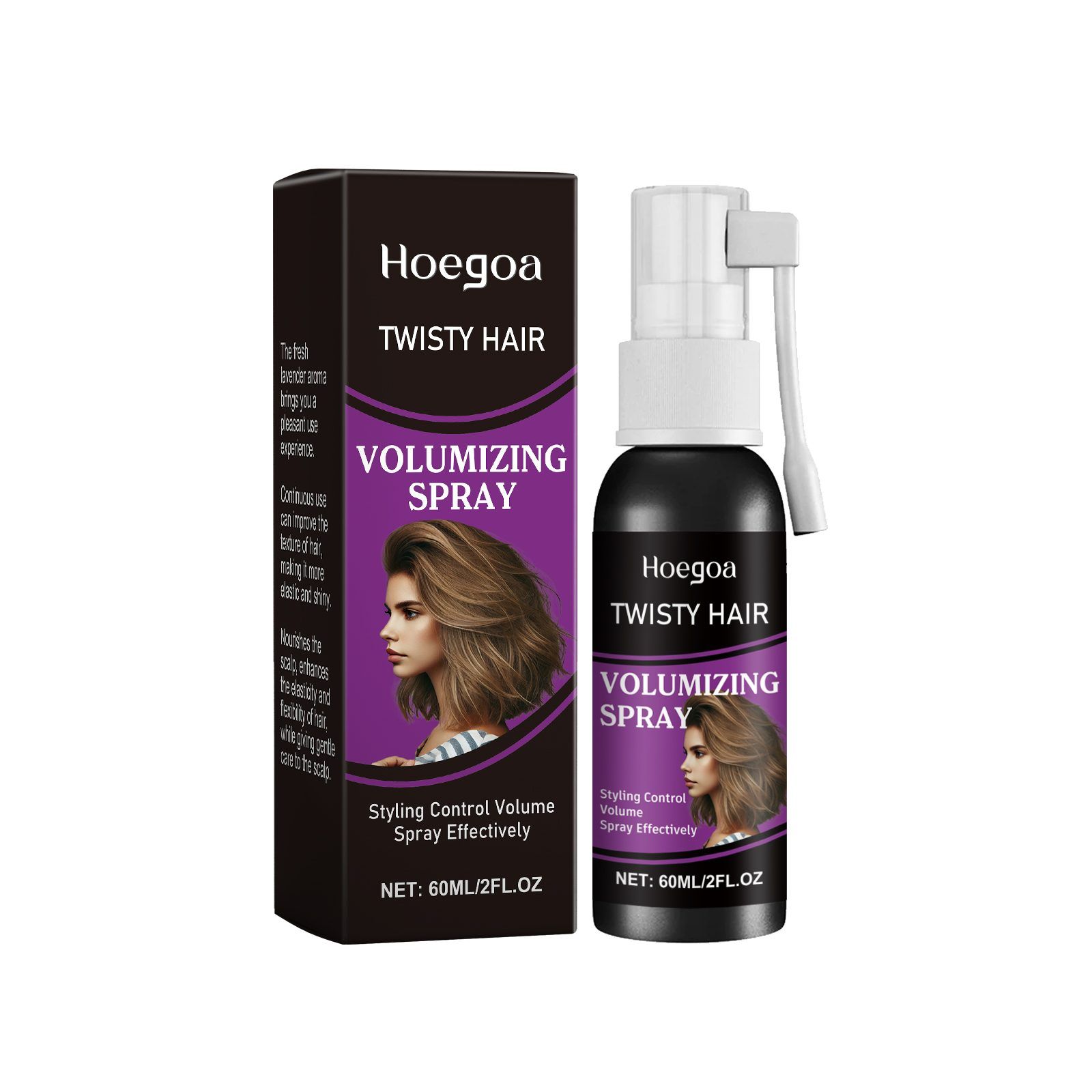 HOEGOA Hair Volumizing Styling Spray, 60 ml photo 1