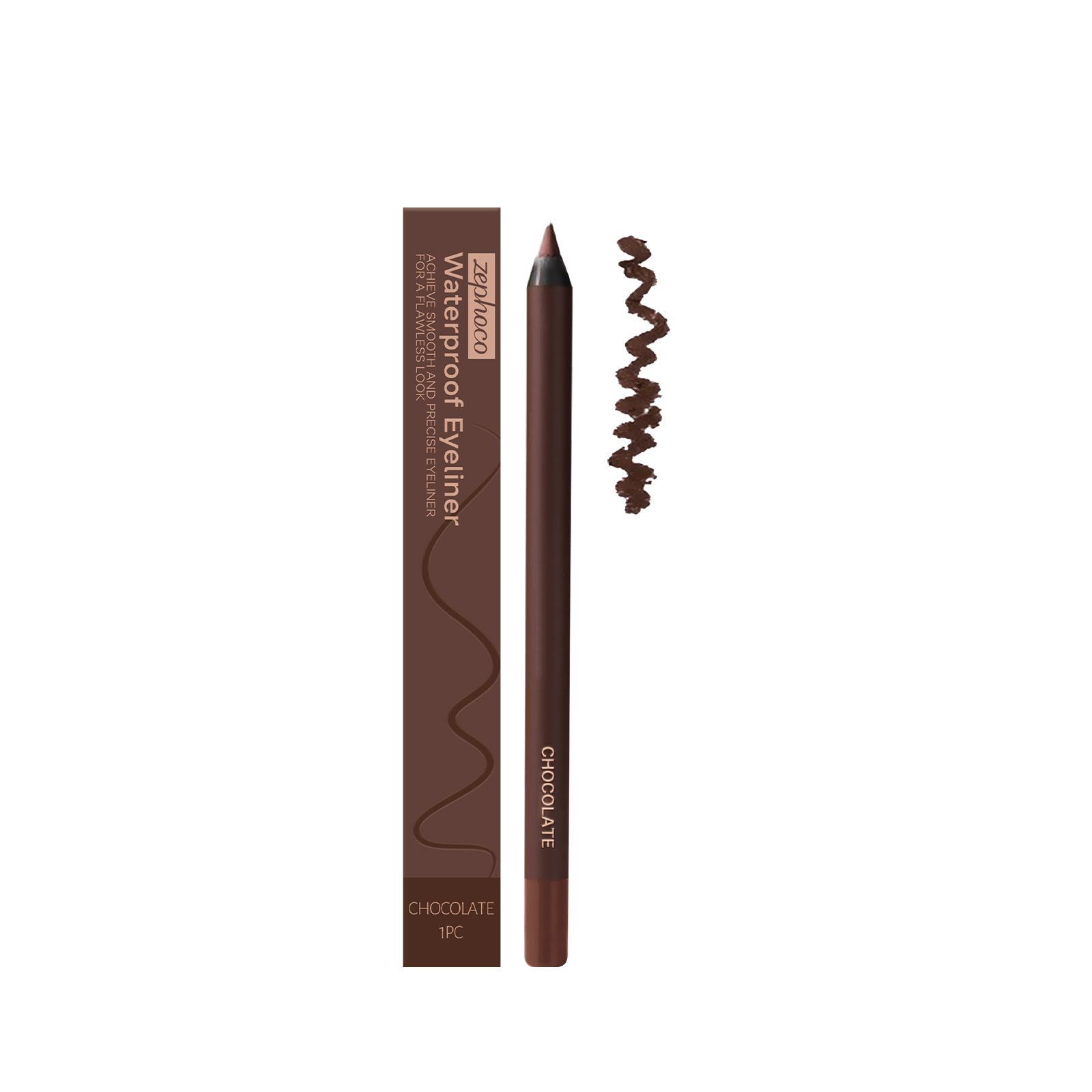 zephoco Eyeliner Pencil, Chocolate Brown, 1 Piece photo 5