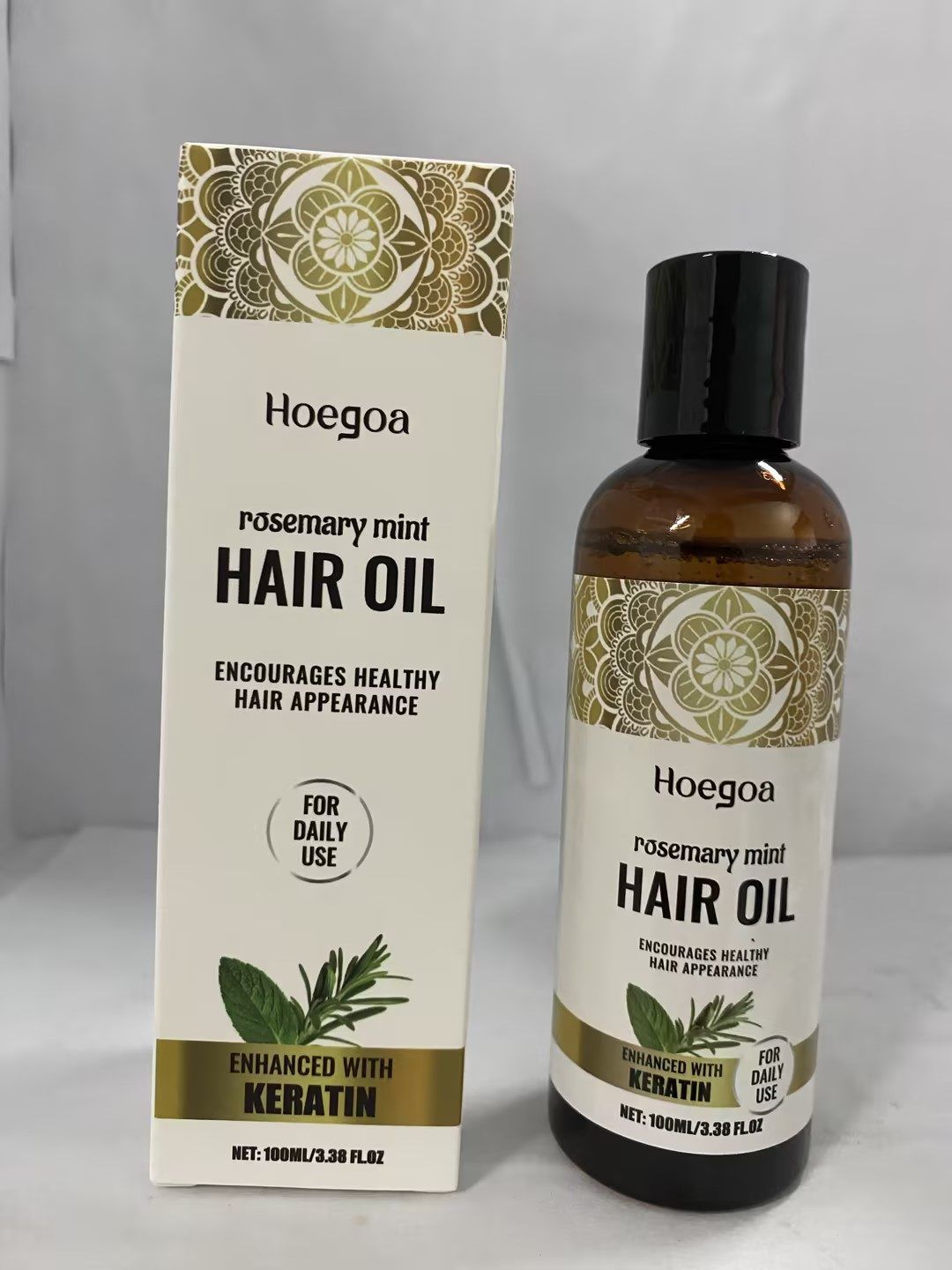HOEGOA Rosemary Mint Hair Oil, 100 ml photo 4