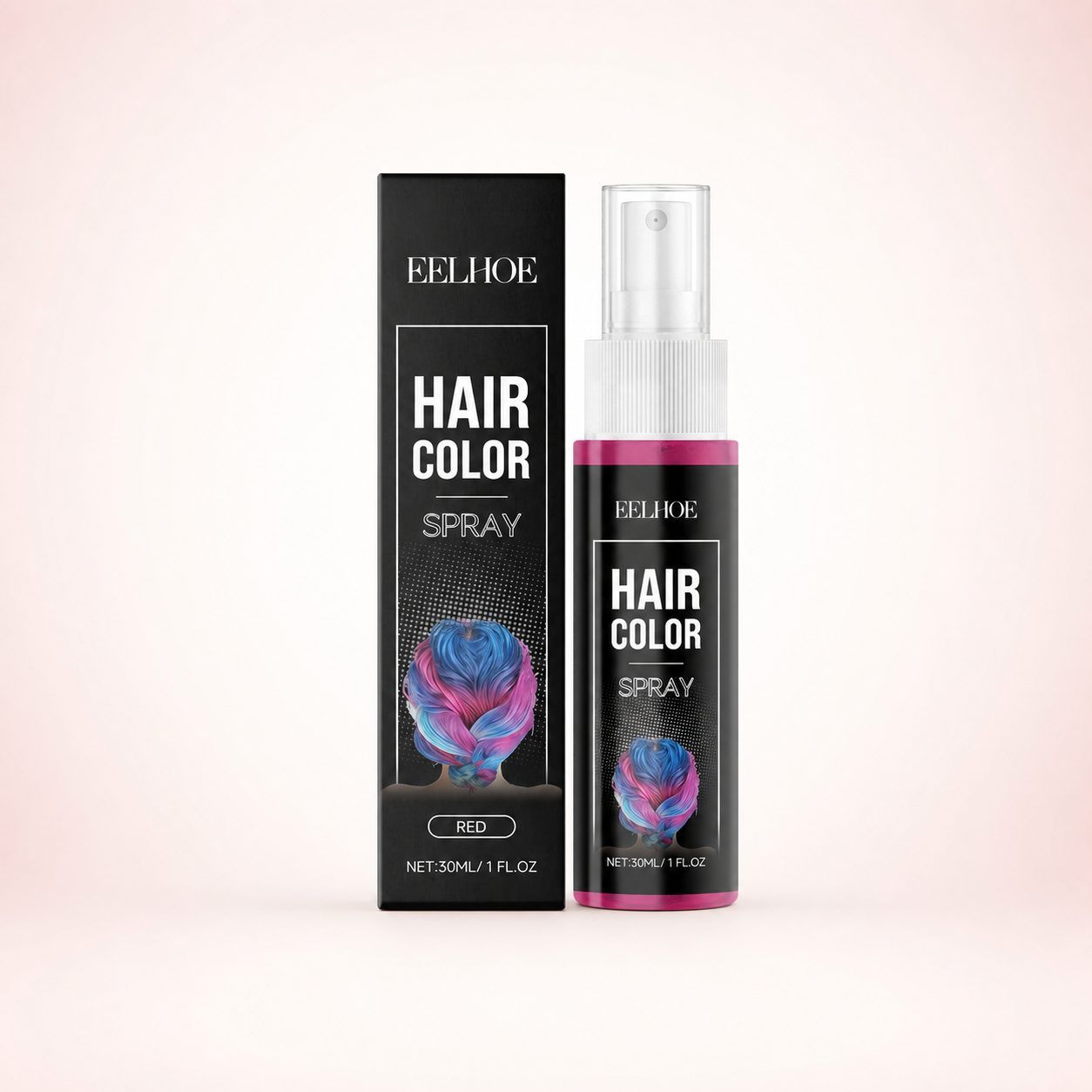 EELHOE Temporary Red Hair Color Spray 30 ml, 30 ml photo 1
