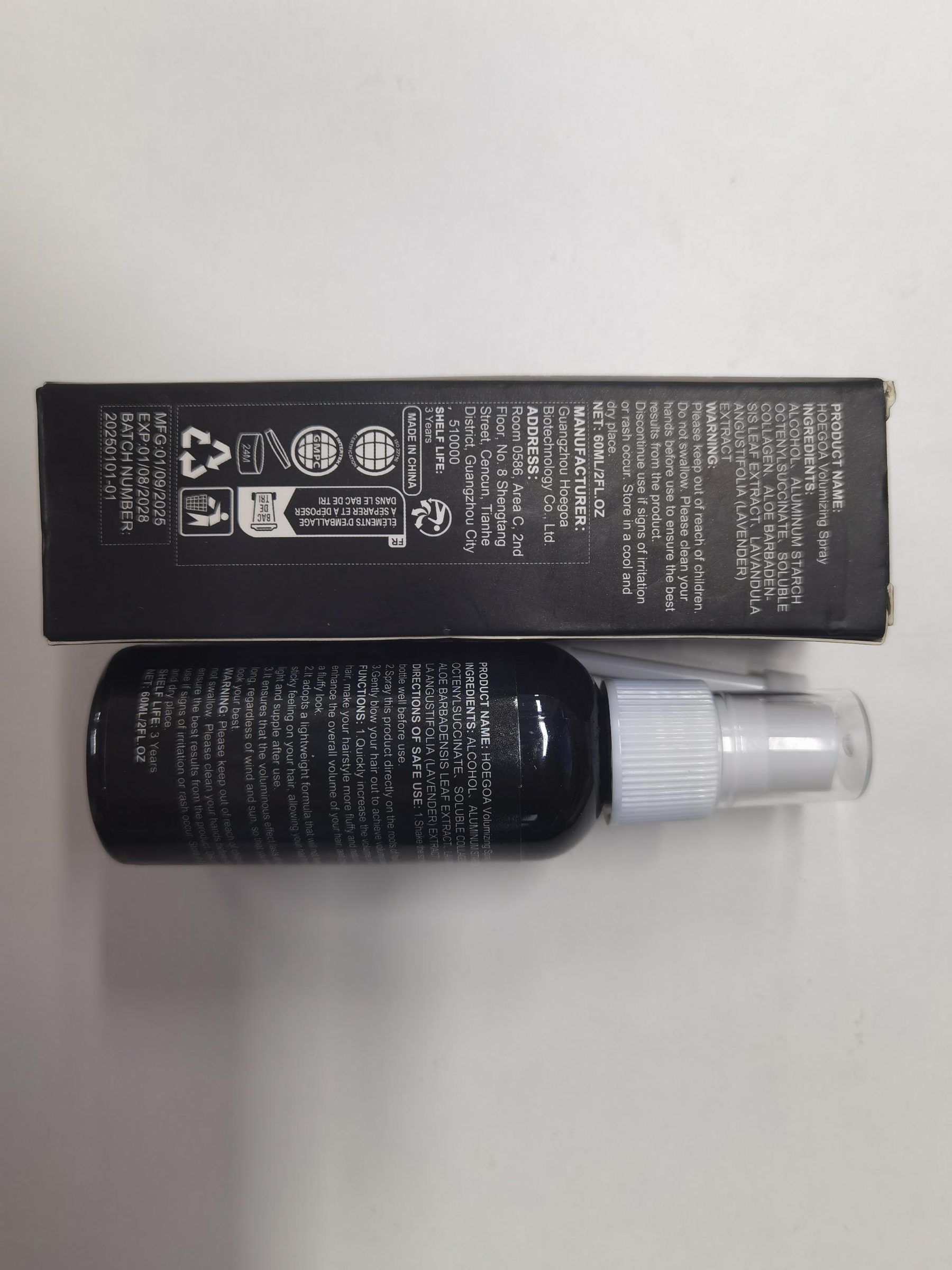 HOEGOA Hair Volumizing Styling Spray, 60 ml photo 6