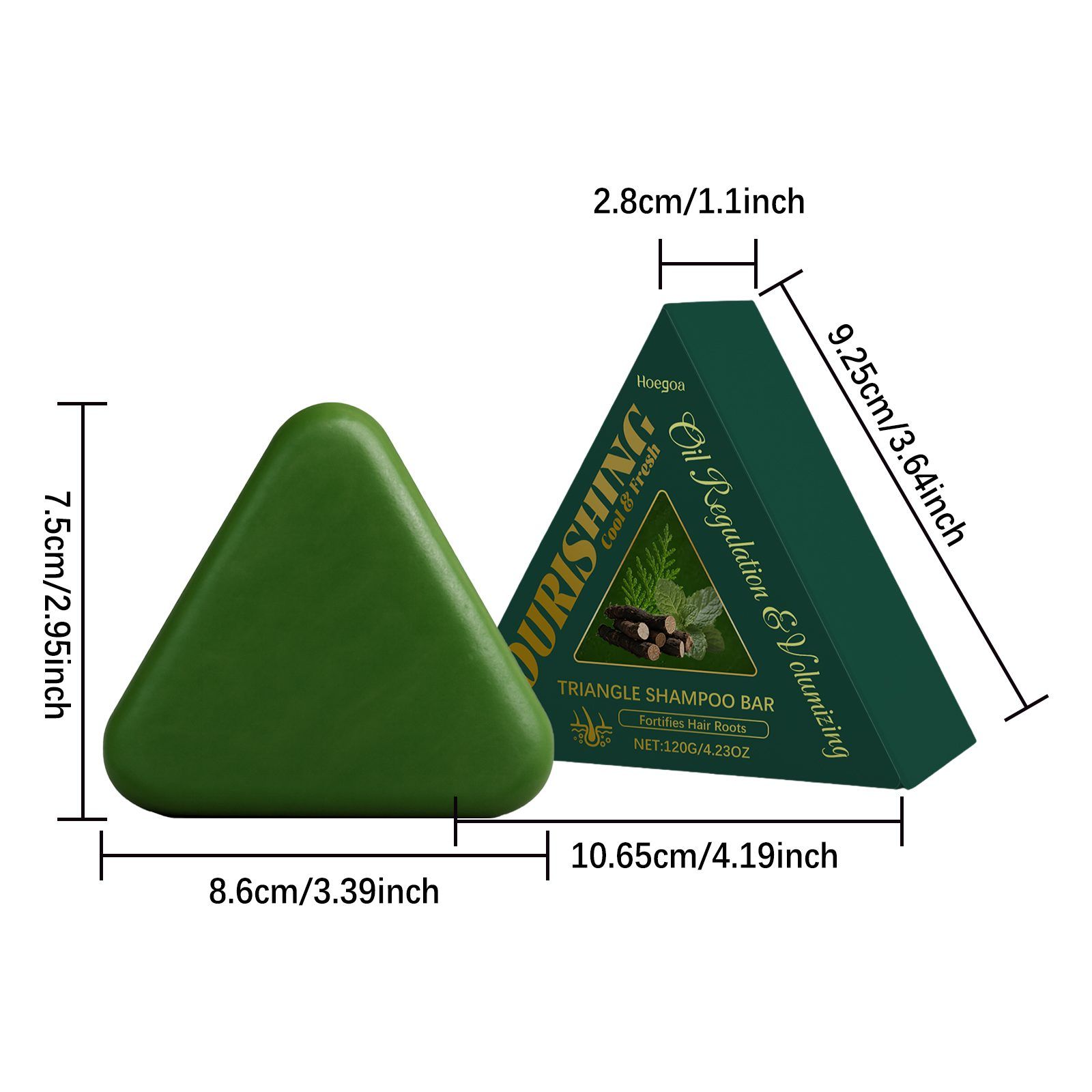 HOEGOA Herbal Nourishing Shampoo Bar, 120 g photo 4