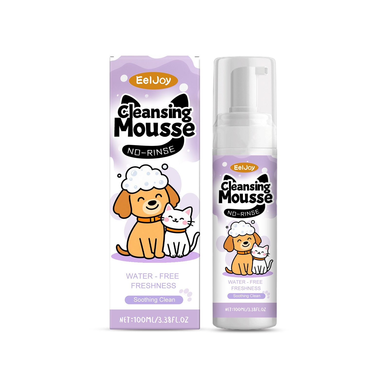 EELJOY No-Rinse Pet Face Cleansing Mousse, 100 ml photo 7