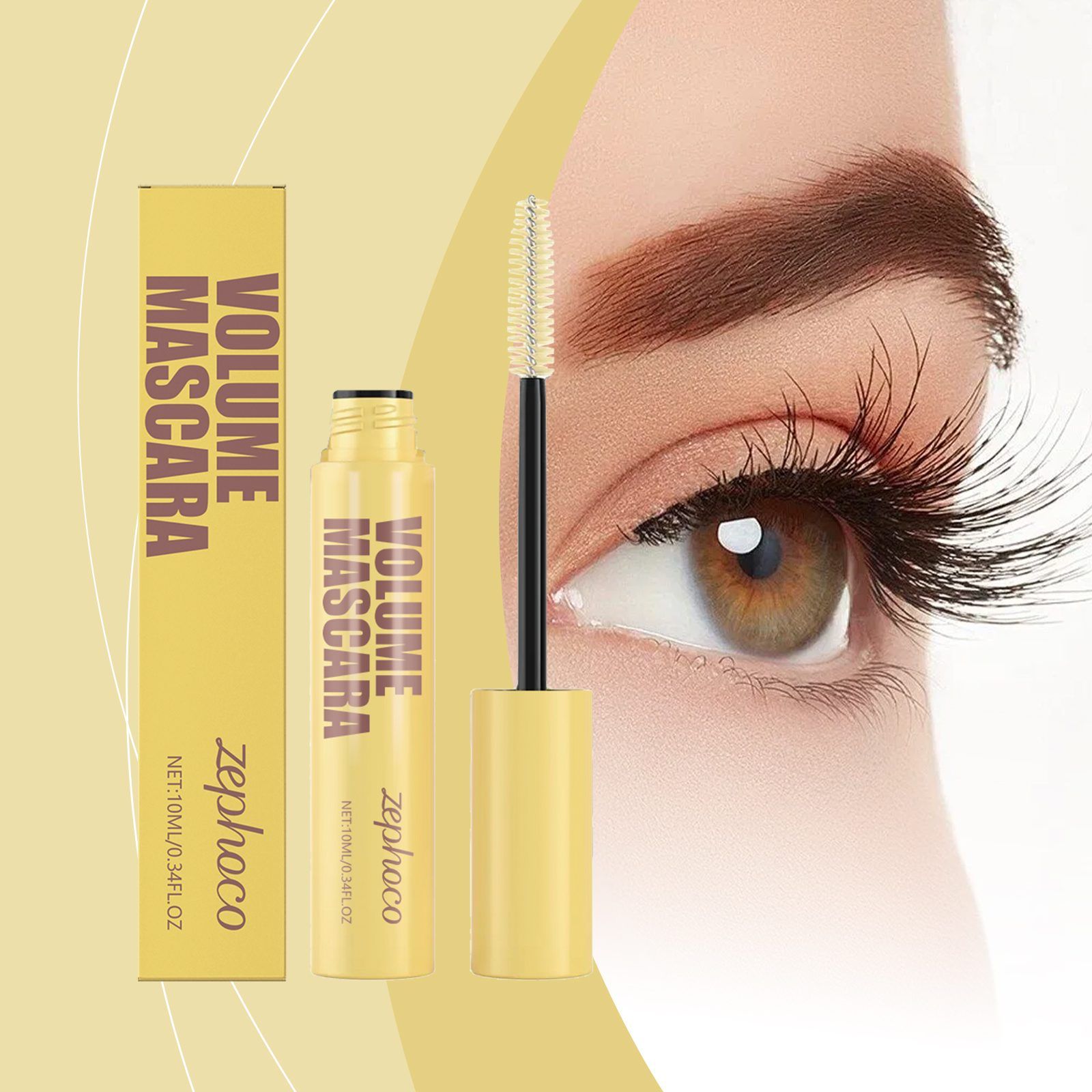 AMZ Lengthening and Curling Mascara, 9 ml photo 5