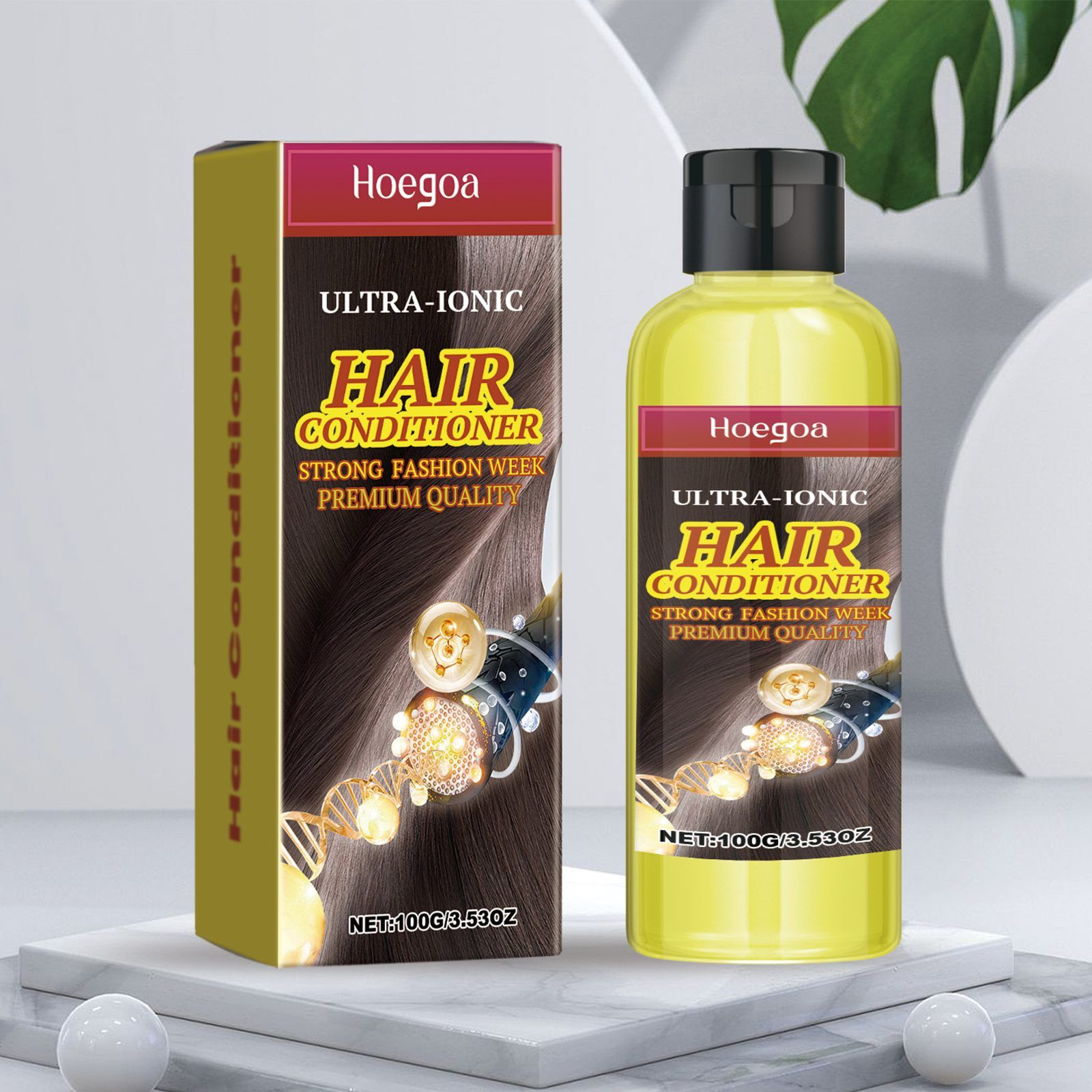 HOEGOA Yellow-Tone Hair Conditioner, 100 g photo 3
