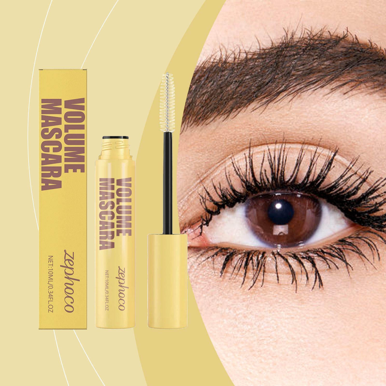 AMZ Lengthening and Curling Mascara, 9 ml photo 6