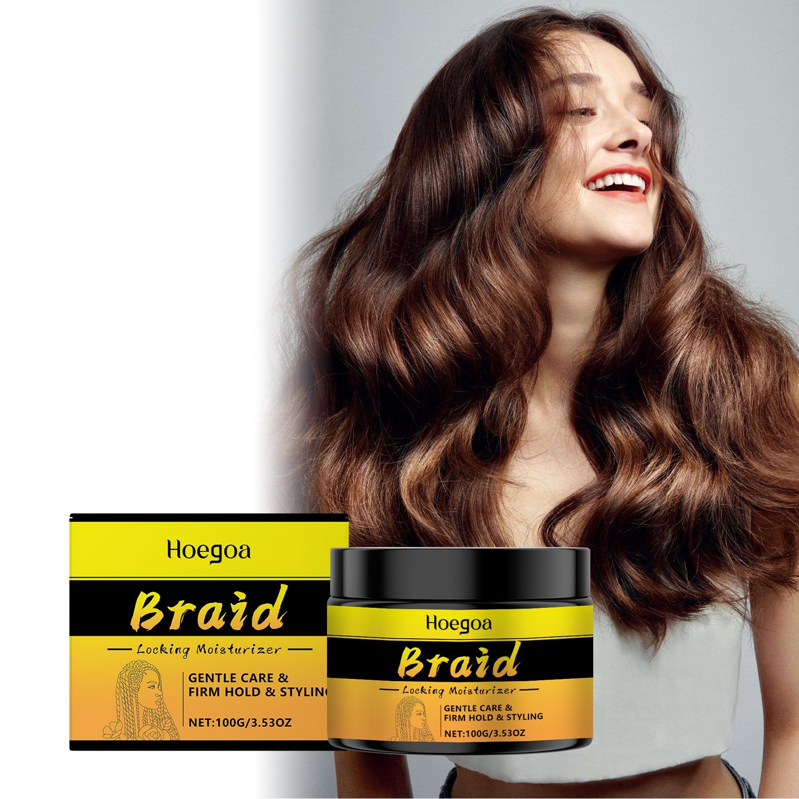 HOEGOA Moisturizing Hair Styling Gel, 100 g photo 5