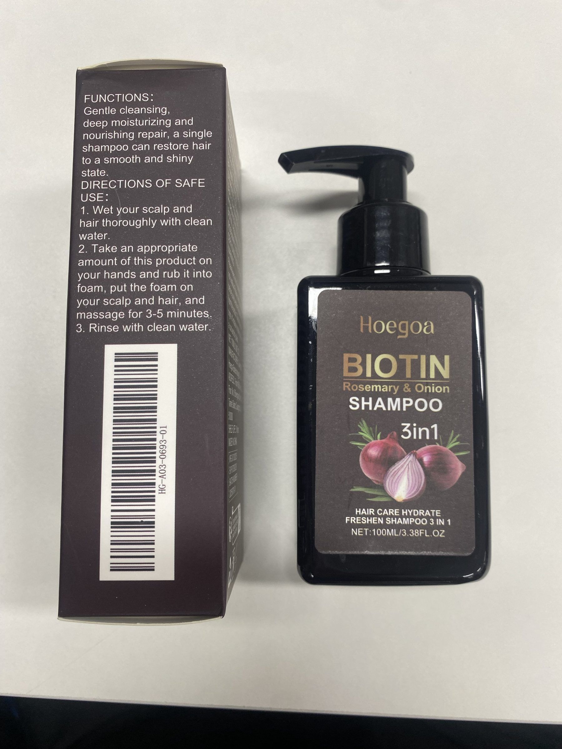 HOEGOA 3-in-1 Hair Shampoo, 100 ml photo 8
