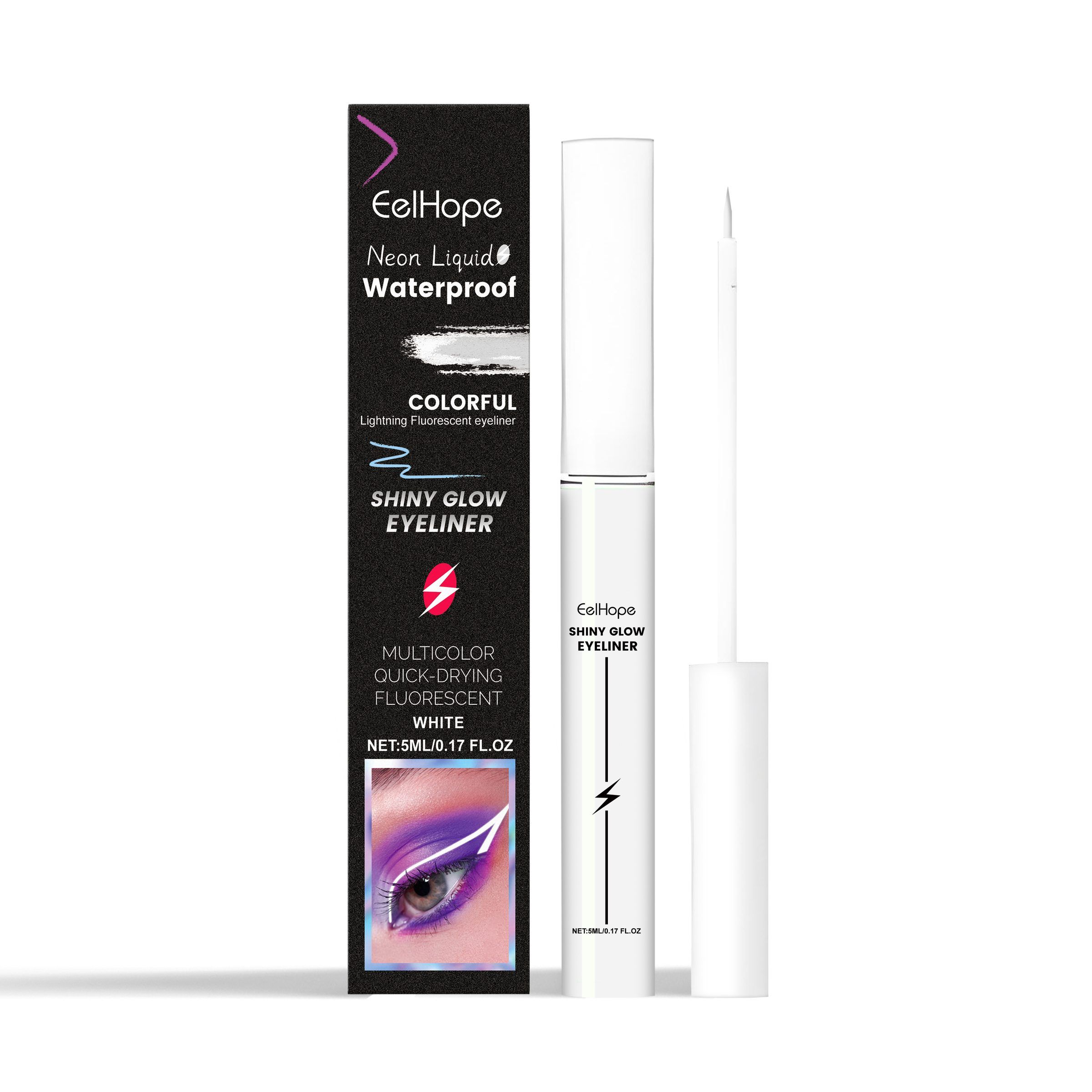 EELHOPE Liquid Eyeliner, White, 5 ml photo 8