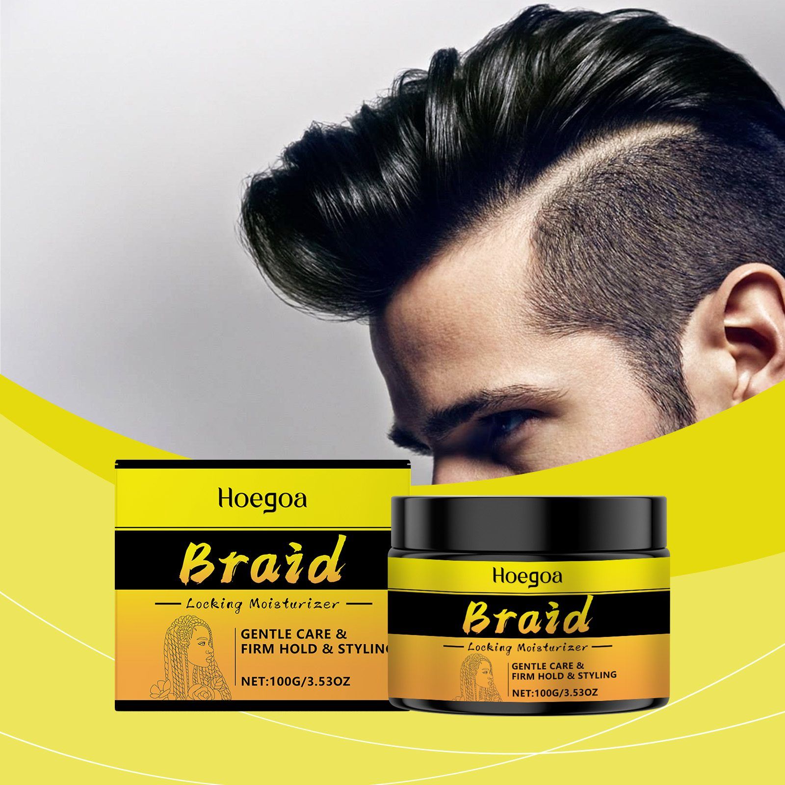 HOEGOA Moisturizing Hair Styling Gel, 100 g photo 7