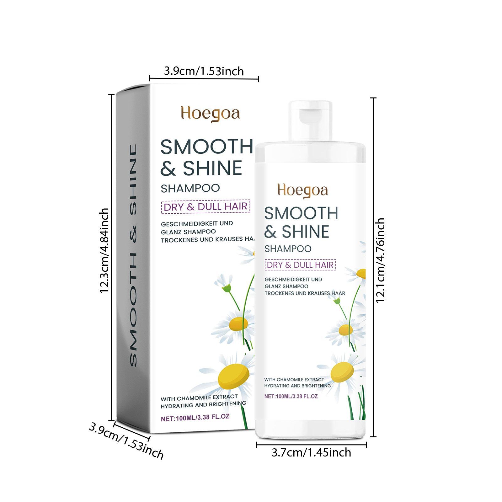 HOEGOA Chamomile Hair Shampoo, 100 ml photo 7