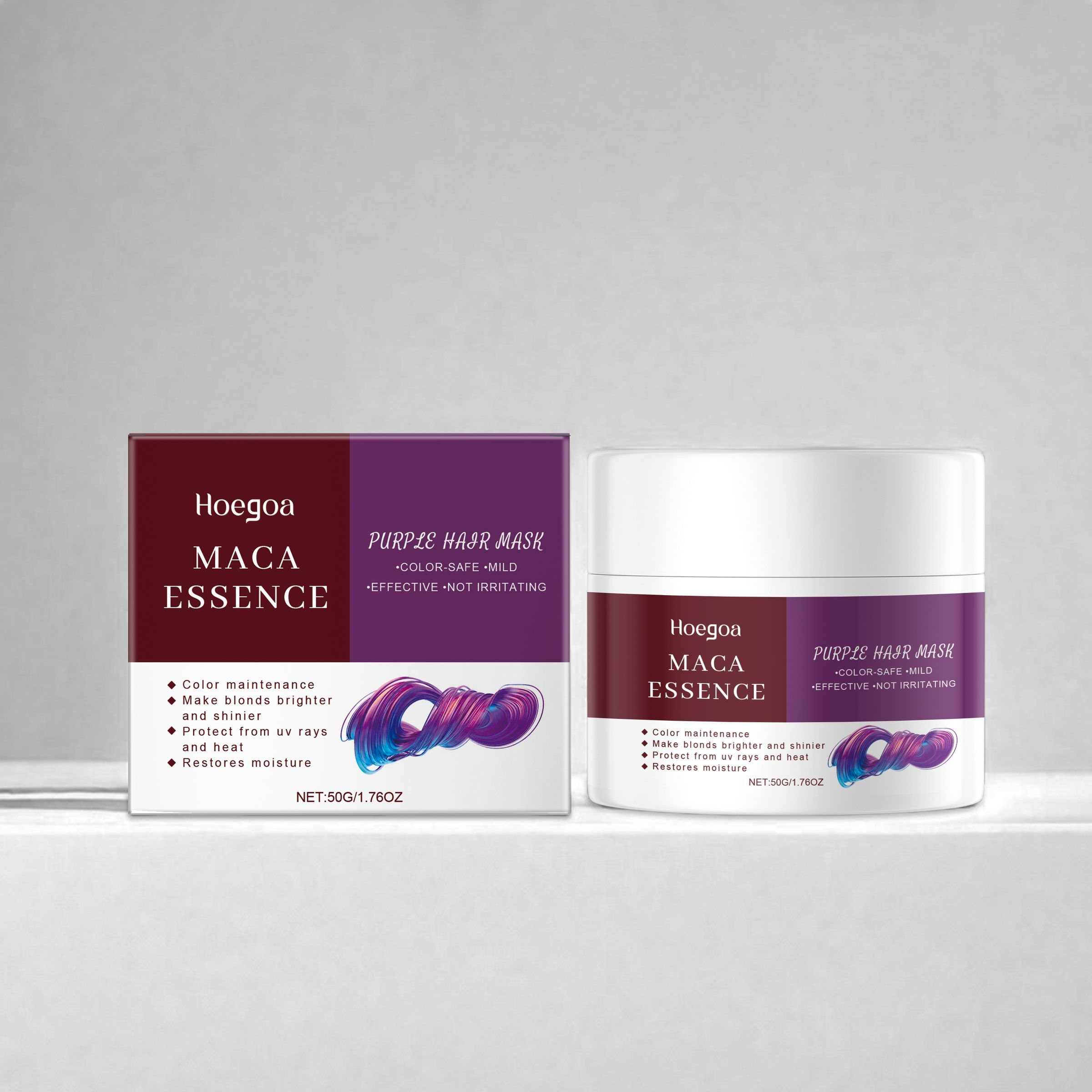 HOEGOA Purple Hair Conditioning Mask, 50 g photo 3