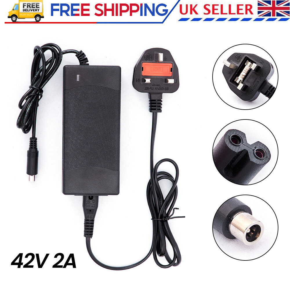 42V 2A Electric Scooter Battery Charger For Xiaomi Mi M365-Pro Es1 2 3 4 UK Plug photo 1